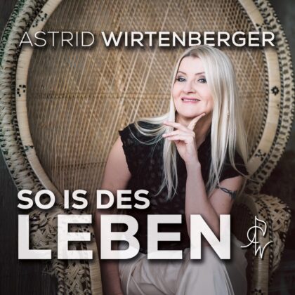 Astrid Wirtenberger auf dem Cover ihres Albums So is des Lebn