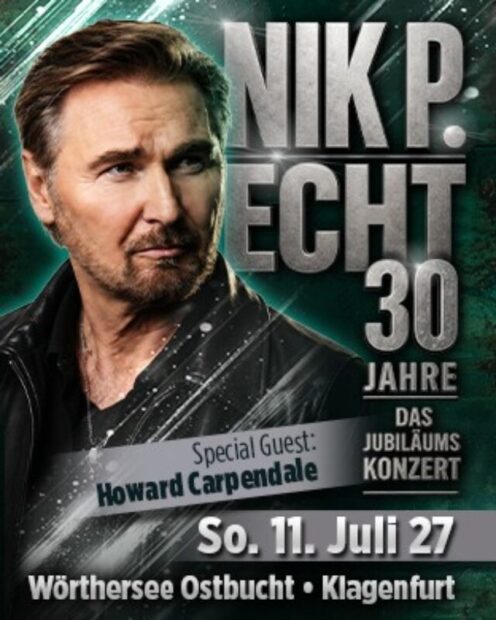 Nik P. – ECHT. 30 Jahre Nik P. Open Air am Wörthersee 2027