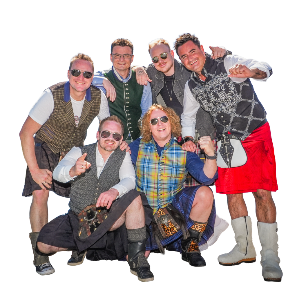 Die Lauser – österreichische Partyband im Kilt