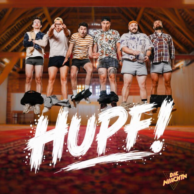Cover der Single „Hupf!“ von Die Niachtn